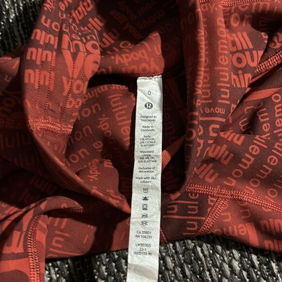 Lululemon Wunder Train Contour Fit High-Rise Tight 25" SPELLOUT - Picture 4 of 8